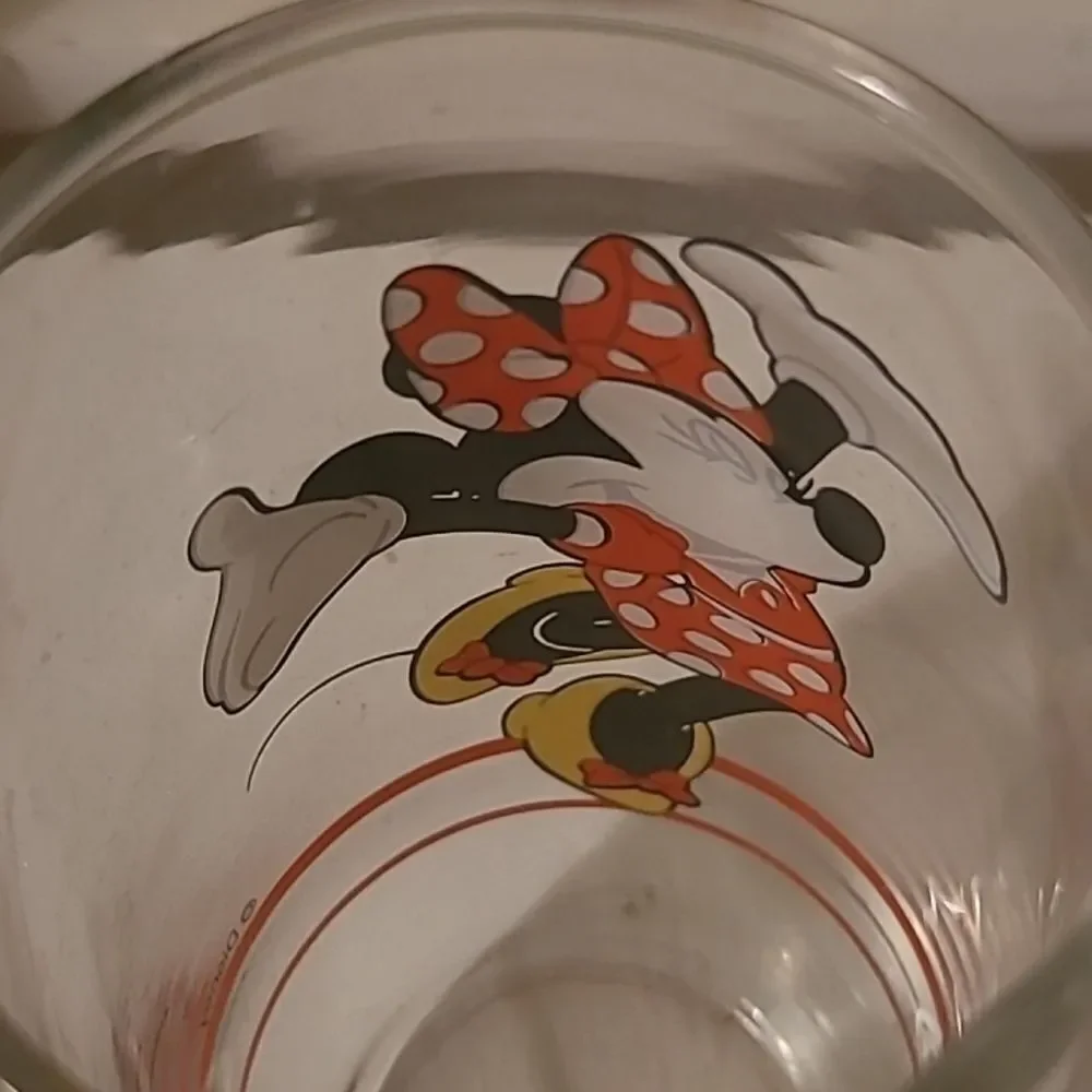 Disney clear glass